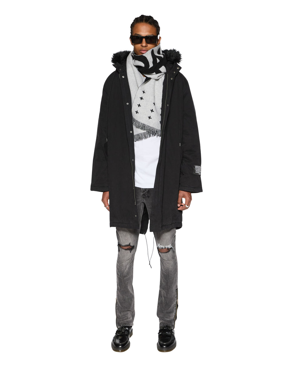 Mens Ranger Parka Od Black Regular Jackets - Black