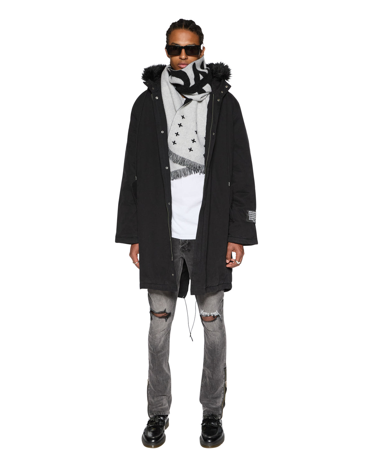 Mens Ranger Parka Od Black Regular Jackets - Black