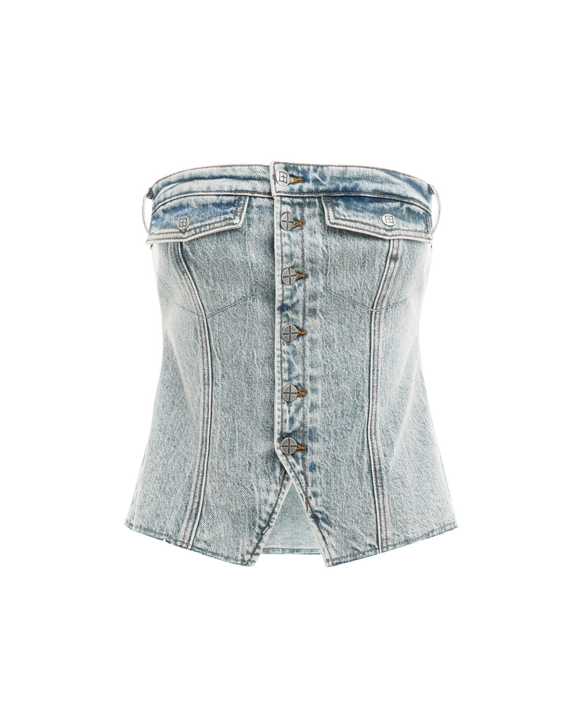 WOMENS RETRO BUSTIER YOUTH FASHION TOPS