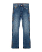 Mens Roped Doubledown Bronko Antique Kraft Bootcut Denim Jeans - Denim