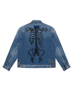 Mens Roped Doubledown Oh G Jacket Antique Kraft Oversized Jackets - Denim