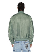 Mens Royalty Bomber Khaki Overdye Relaxed Jackets - Khaki