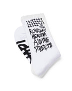 ROYALTY KSOCKS WHITE/BLACK ACCESSORIES