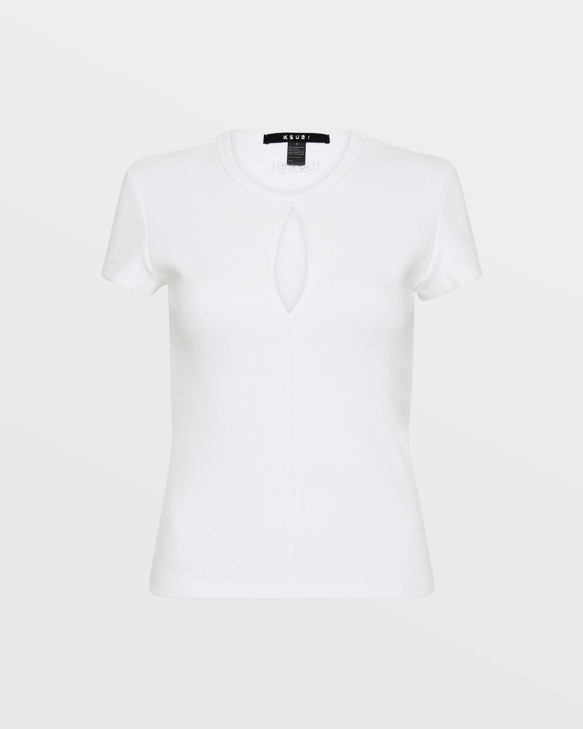 KUT OUT SS TEE WHITE