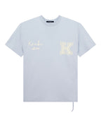 MENS SALUD BIGGIE SS TEE BLUE MIST TEES