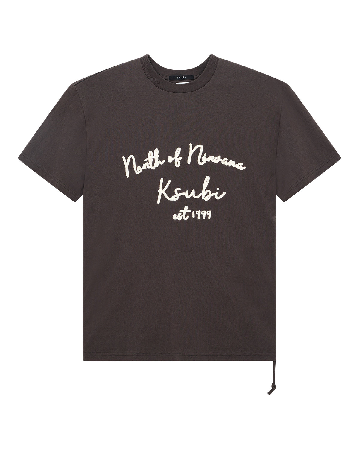 Mens Salud Biggie Ss Tee Faded Black Oversized Tees - Black