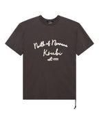 Mens Salud Biggie Ss Tee Faded Black Oversized Tees - Black