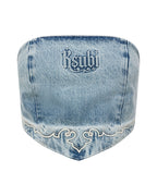WOMENS SCARF TOP KRYSTAL WESTERN FASHION TOPS