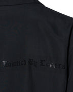 Mens Hbl Diner Ss Shirt Satin Black Regular Shirts - Black