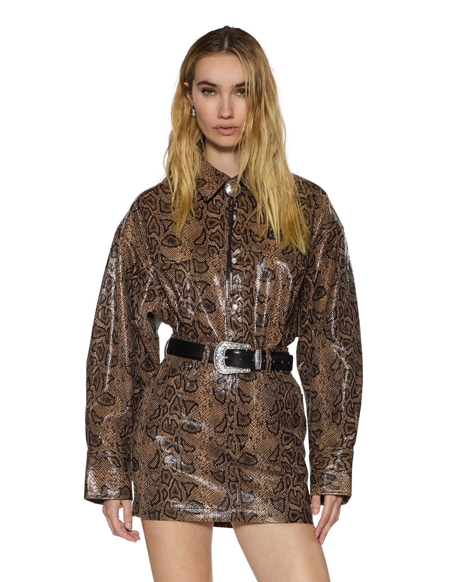 WOMENS ASTRA LS SHIRT SNAKEBITE OVERSIZED SHIRTS