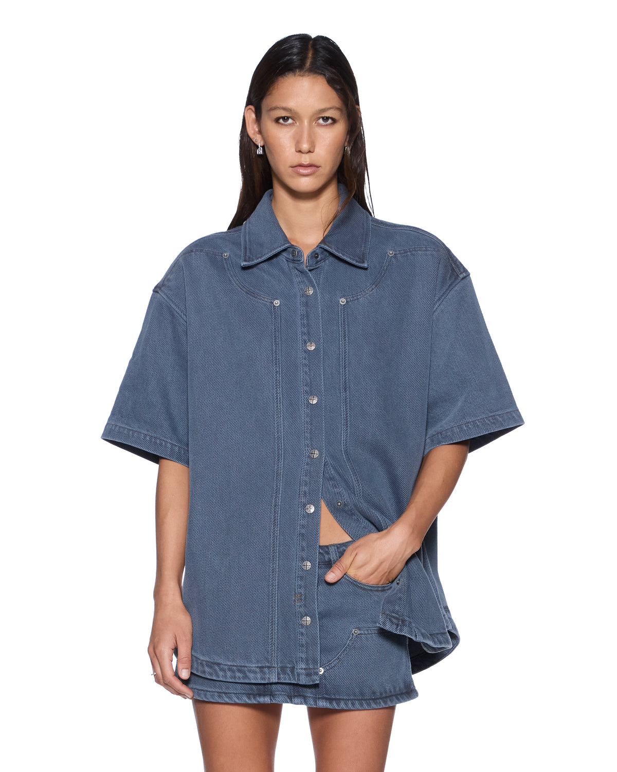 WOMENS GARAGE SS SHIRT CARPENTER MIRAGE SHIRTS