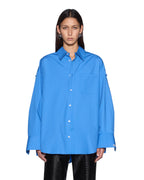 Womens Astra Shirt Bright Blue Oversized Shirts - Blue
