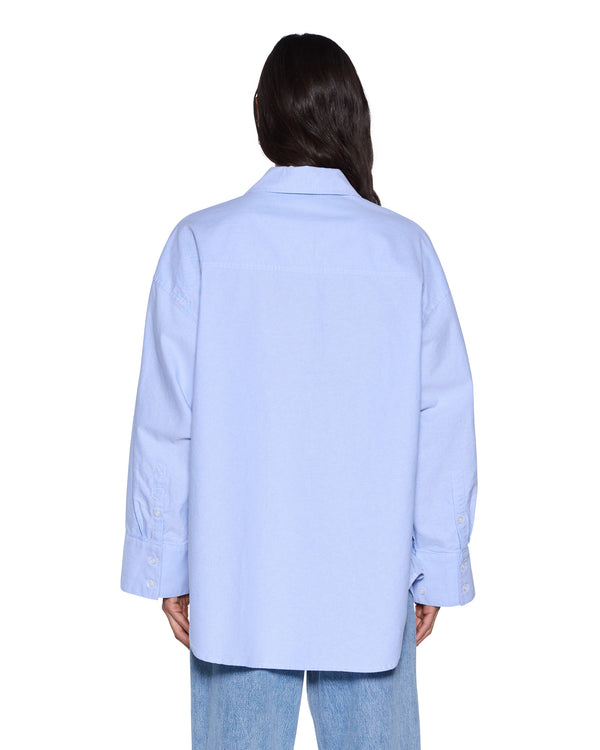 Womens Astra Ls Shirt Blue Oxford Shirts | Ksubi ++