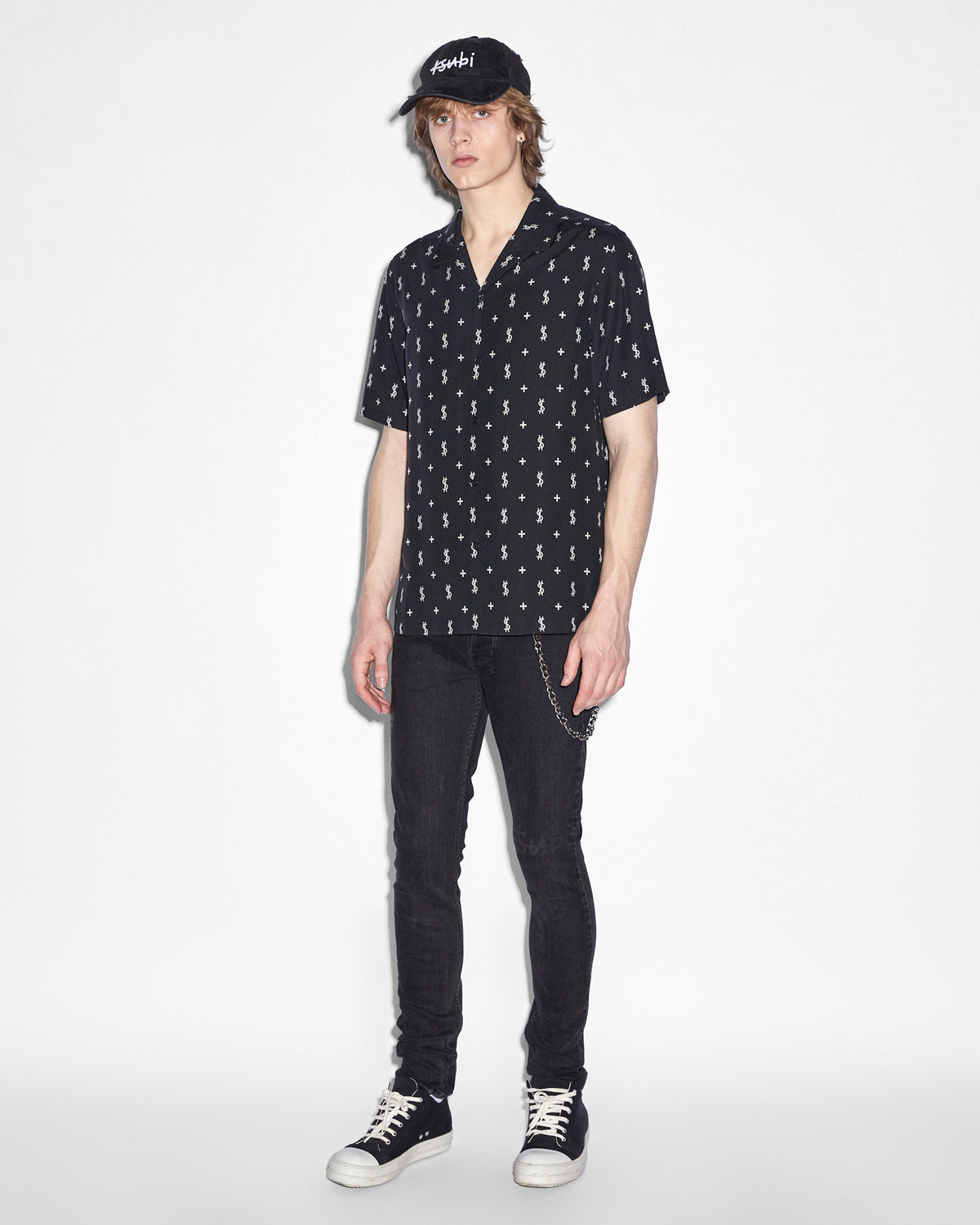 Allstar Printed Resort Short Sleeve - Black | ++ Ksubi Shirt