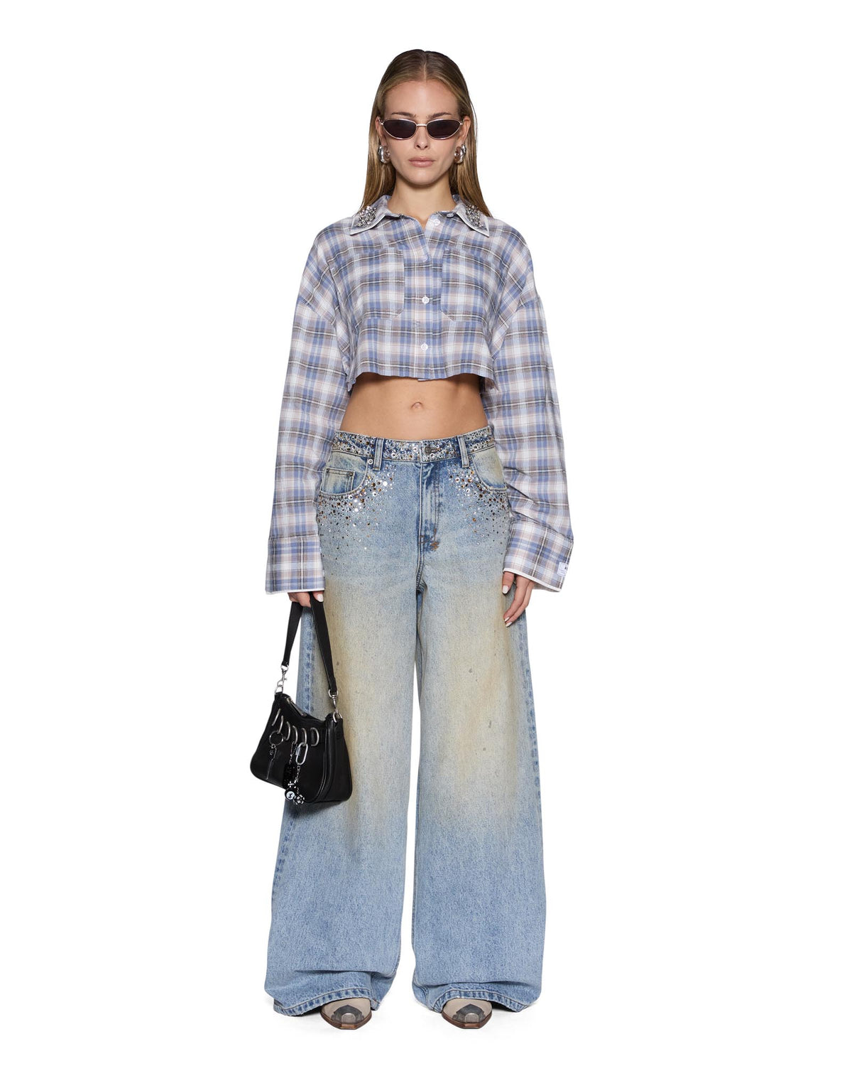Womens Balter Shirt Summer Plaid Spark Oversized Shirts - Multi Colour