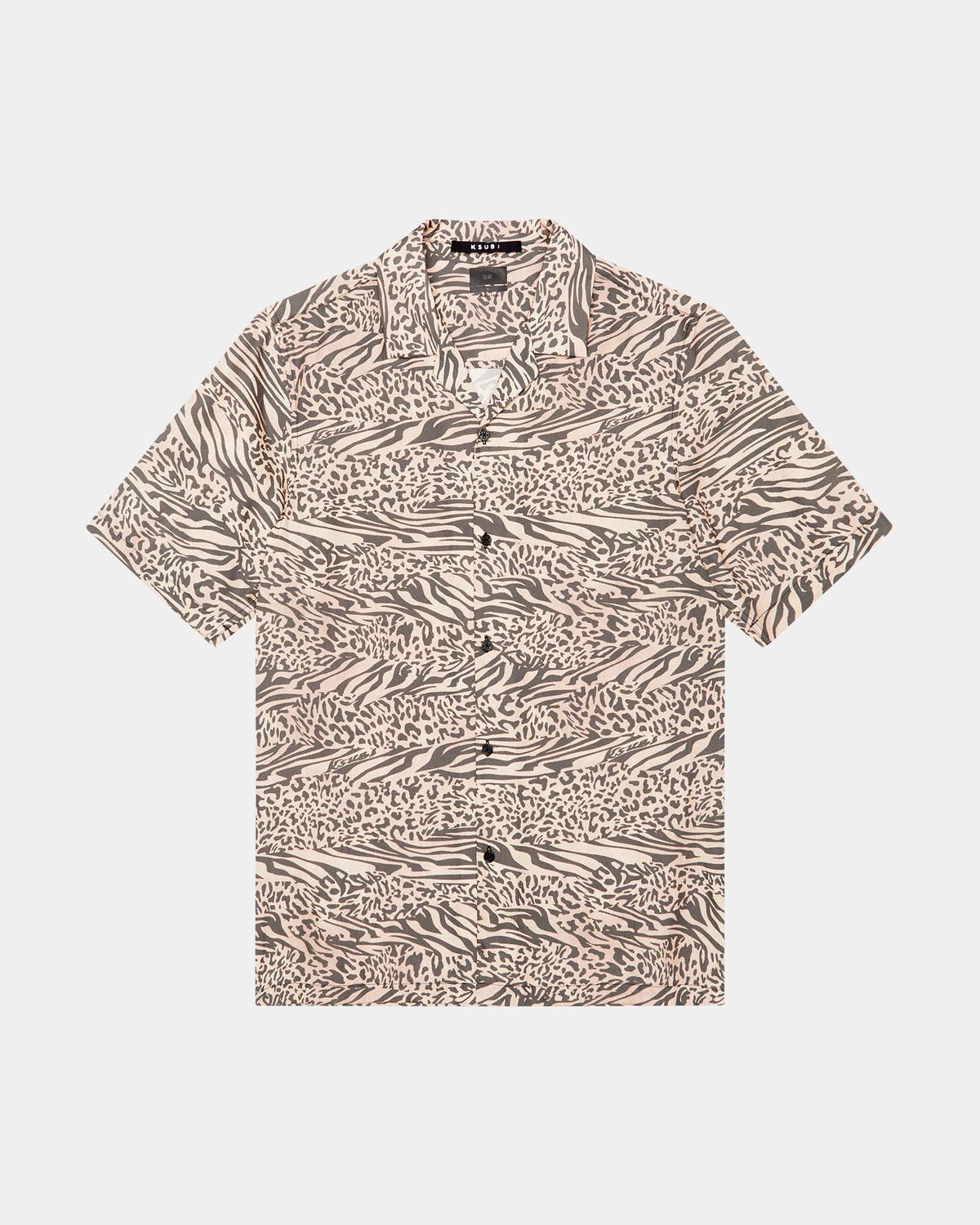 Mens Confused Resort Ss Shirt Leo Regular Shirts - Multi Colour