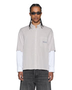 Mens E.n.d Button Layer Ls Shirt Check Regular Shirts - Multi Colour