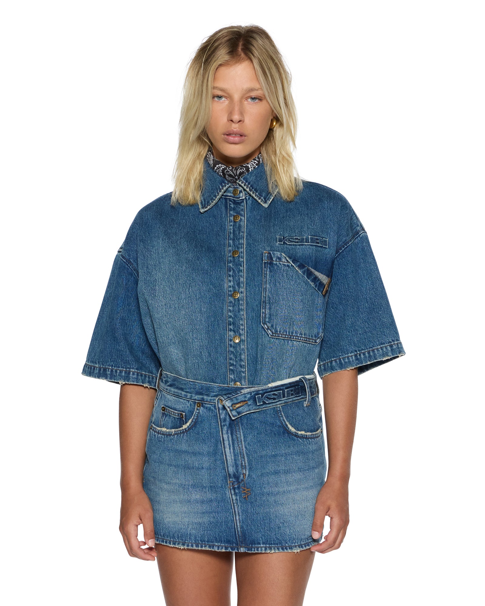 Denim Dress Garage Dresses Canada Garage Drop Waist Corset Dress