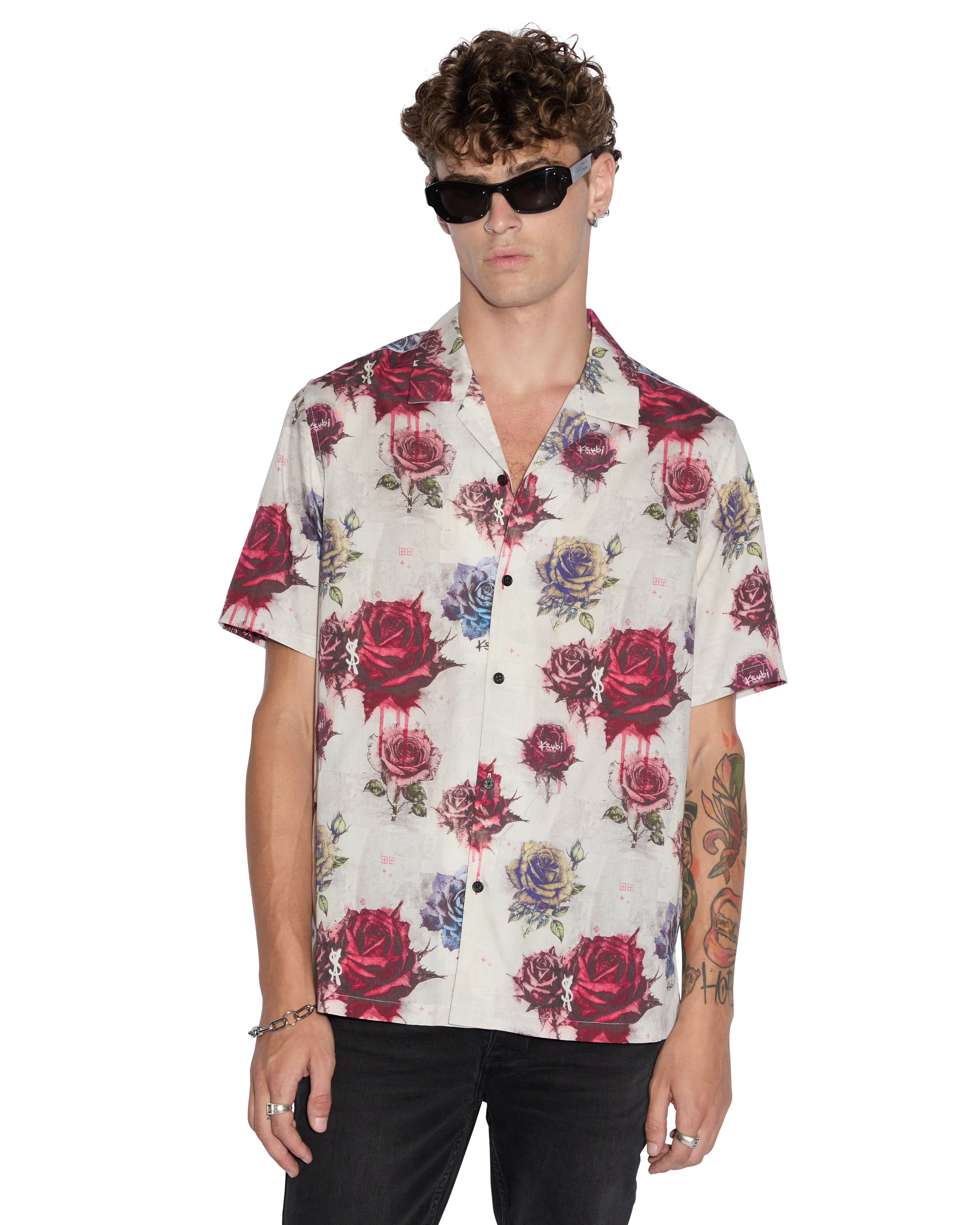 MENS GRAFF ROSE RESORT SS SHIRT MULTI SHIRTS