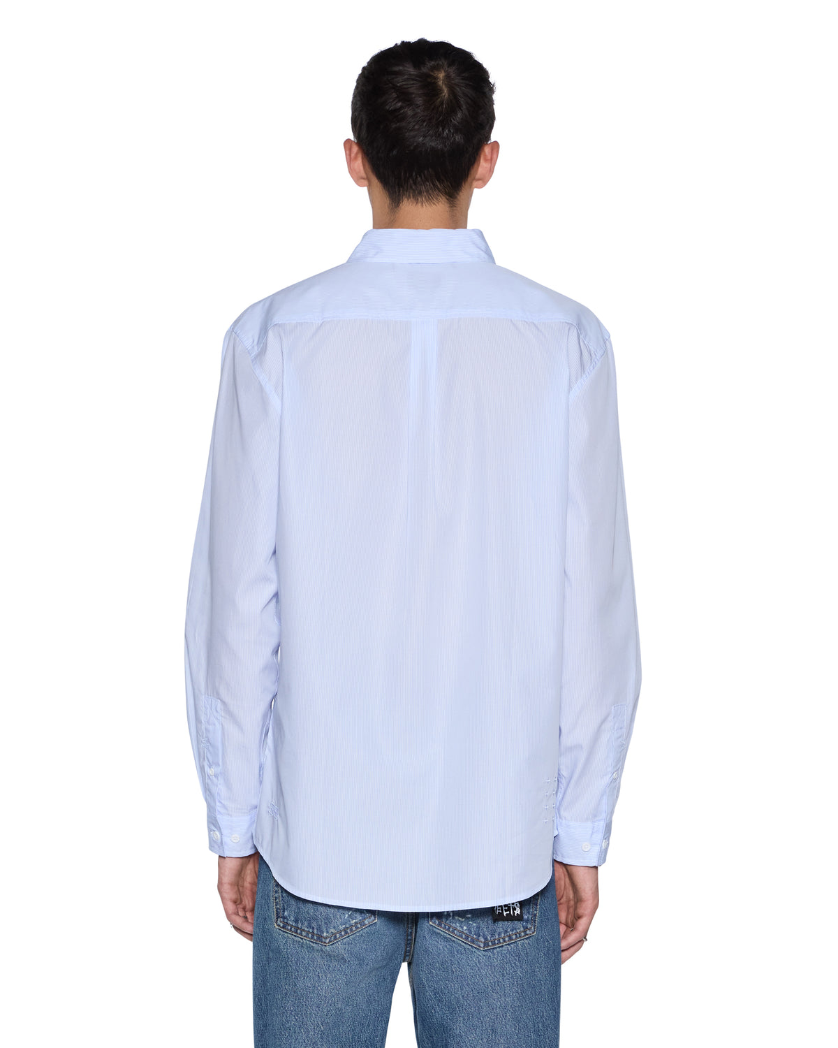 KADE LS SHIRT PIN BLUE