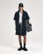 MENS LOUNGE SS RESORT SHIRT NAVY SHIRTS