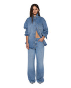 WOMENS OVERSIZED LS SHIRT KRYSTAL KOMET SHIRTS