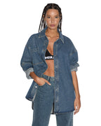 WOMENS OVERSIZED LS SHIRT SUBWAY SHIRTS