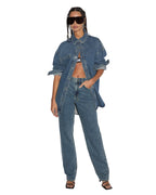 WOMENS OVERSIZED LS SHIRT SUBWAY SHIRTS