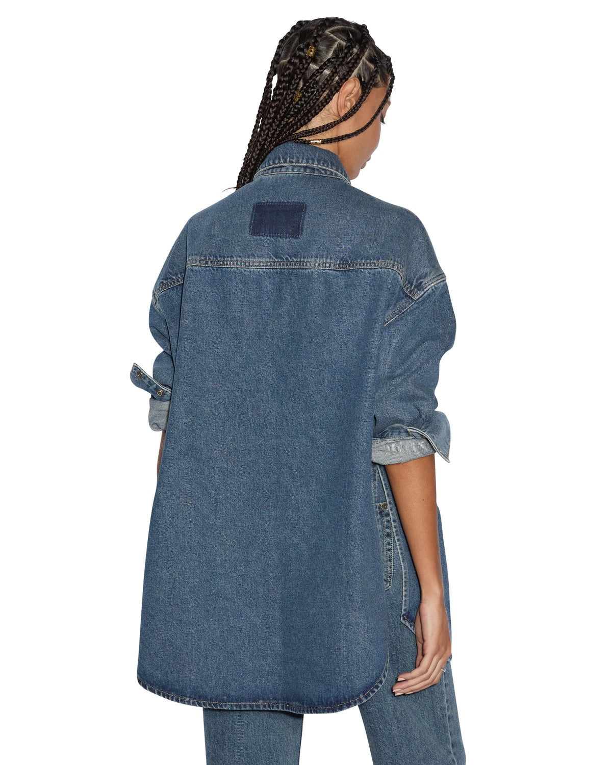 WOMENS OVERSIZED LS SHIRT SUBWAY SHIRTS