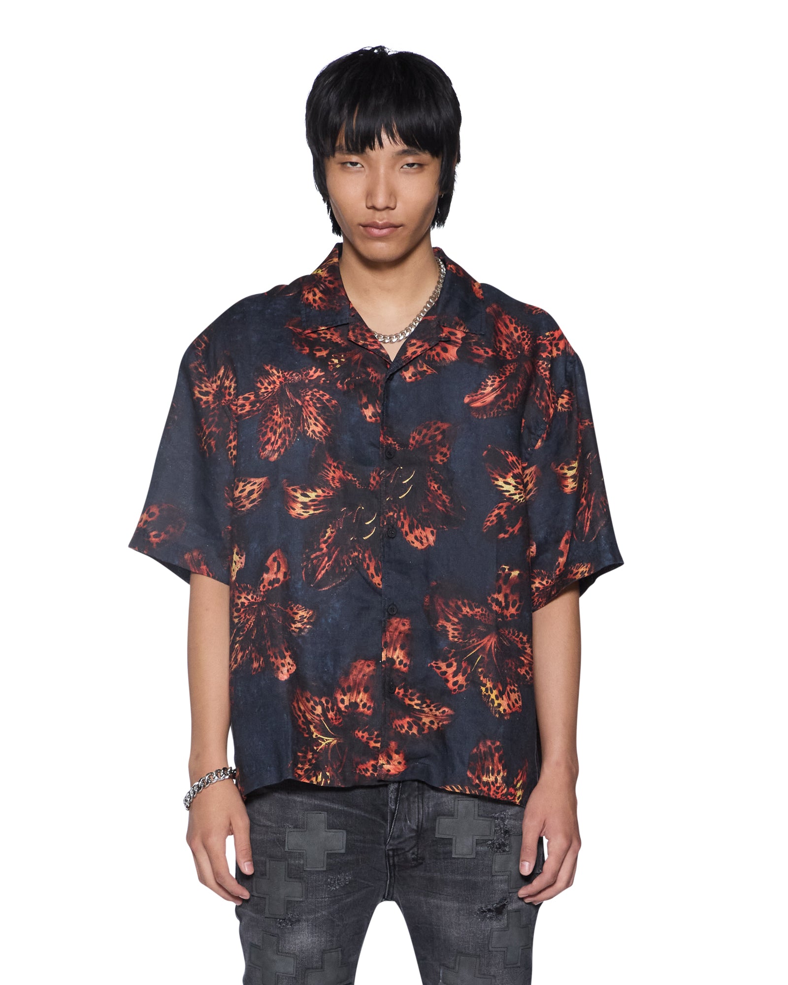Mens Palazzo Diner Ss Shirt Multi Shirts | Ksubi ++