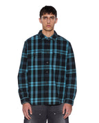 Mens Rosebowl Ls Shirt 1999 Blue Check Regular Shirts - Multi Colour