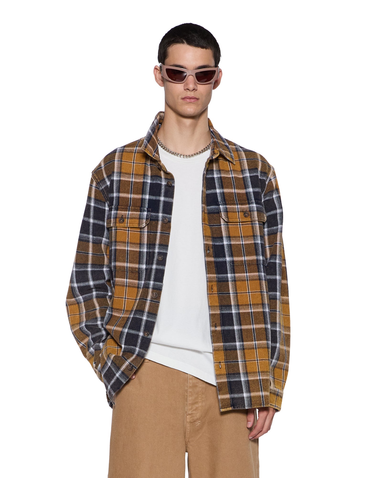 MENS ROSEBOWL LS SHIRT 1999 RUSTED NAVY REGULAR SHIRTS