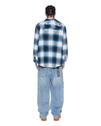 MENS ROSEBOWL LS SHIRT SALTED BLUE SHIRTS