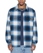 MENS ROSEBOWL LS SHIRT SALTED BLUE SHIRTS