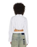 Womens Sasha Ls Shirt White Regular Shirts - White