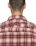 Mens Sott Rosebowl Ls Shirt Burnt Berry Relaxed Shirts - Burgundy