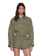 WOMENS ASTRA LS CARGO SHIRT KHAKI SHIRTS