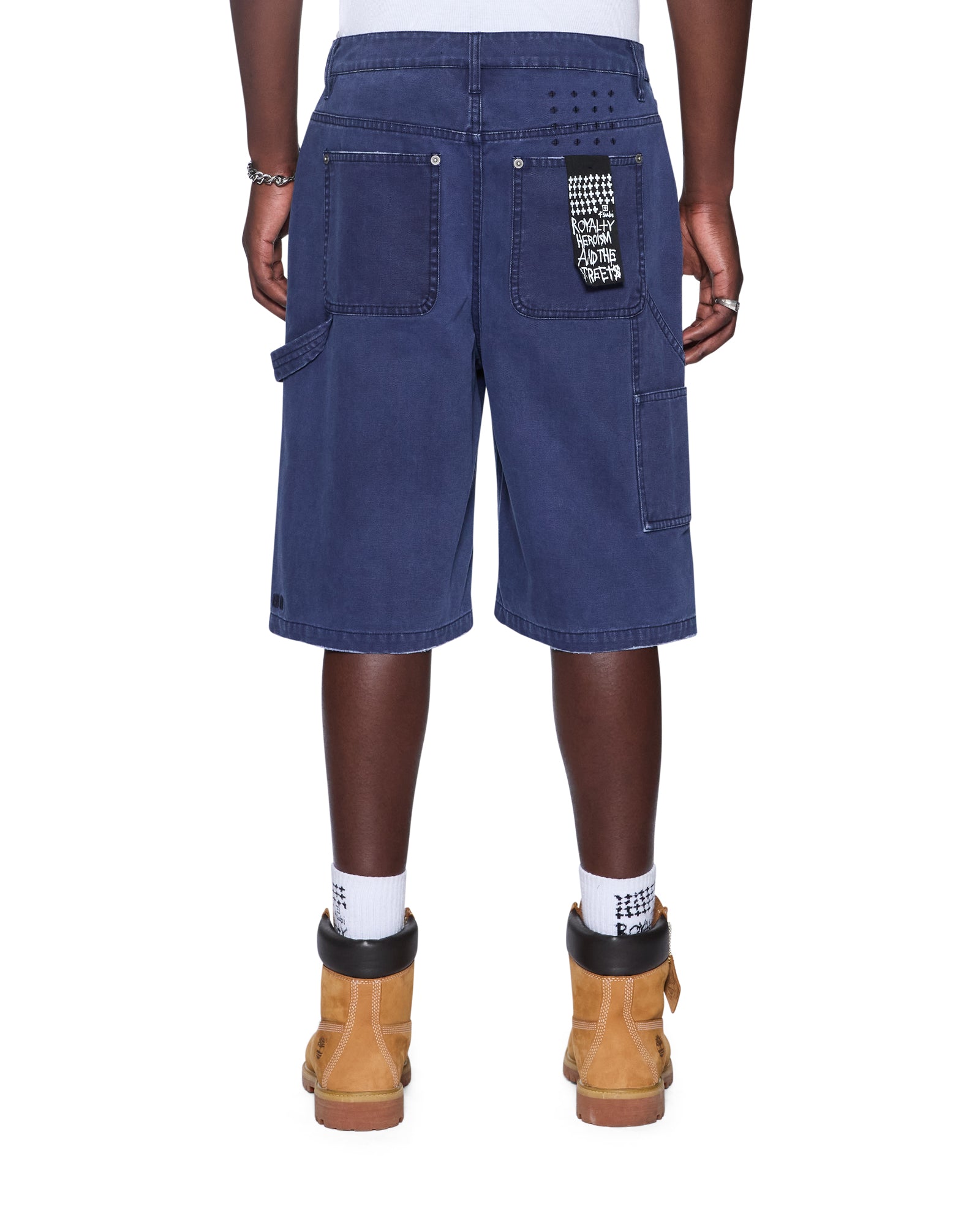 Mens Drill Maxx Operator Short Navy Walkshorts | Ksubi ++