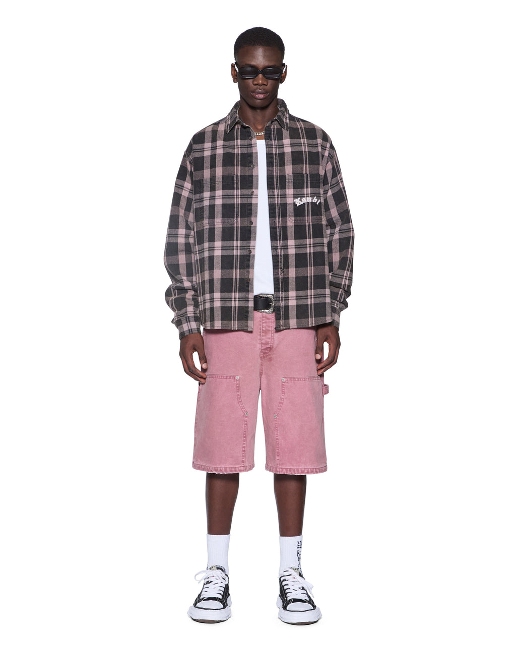 Mens Drill Maxx Operator Short Plum Relaxed Walkshorts - Purple