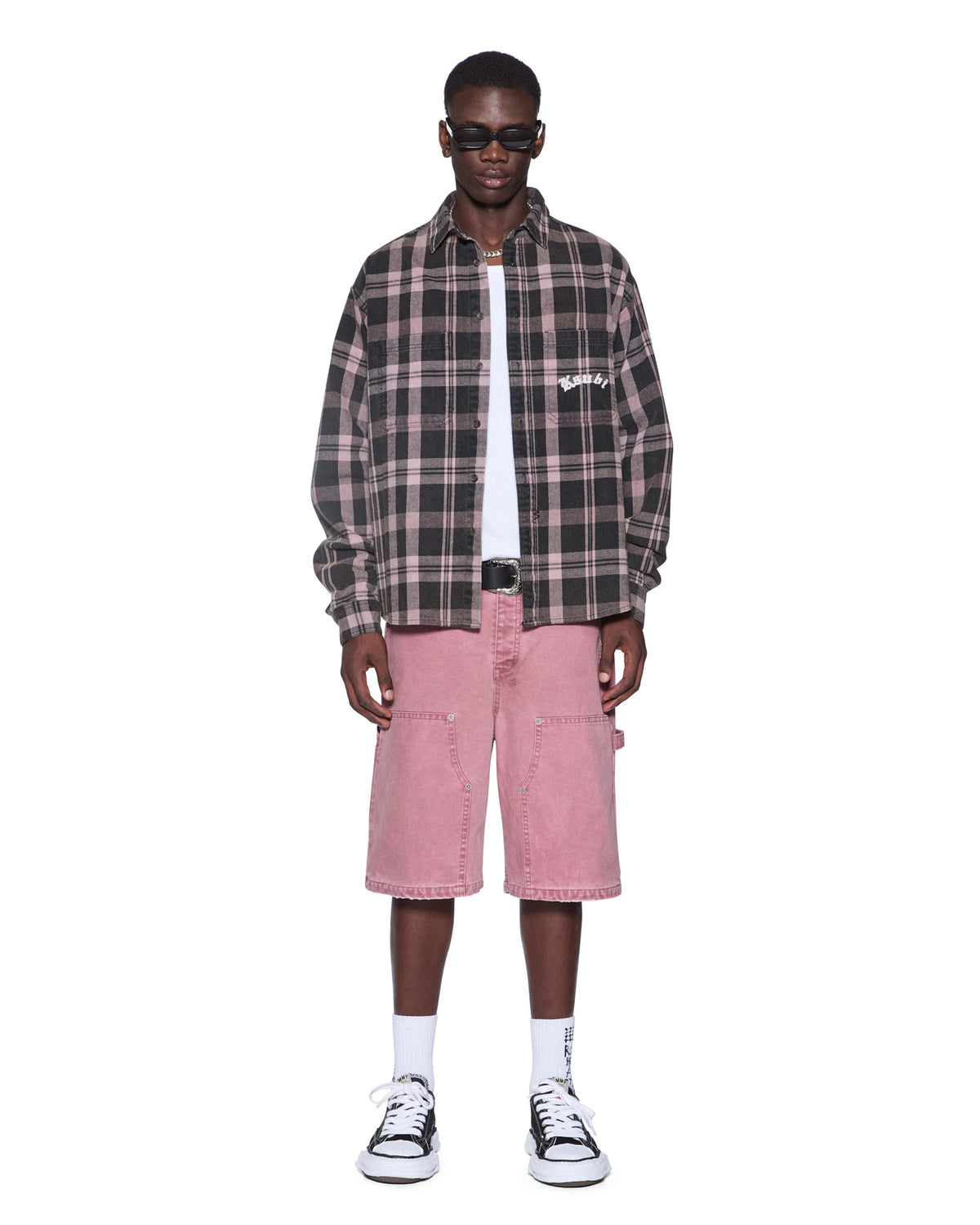 Mens Drill Maxx Operator Short Plum Relaxed Walkshorts - Purple