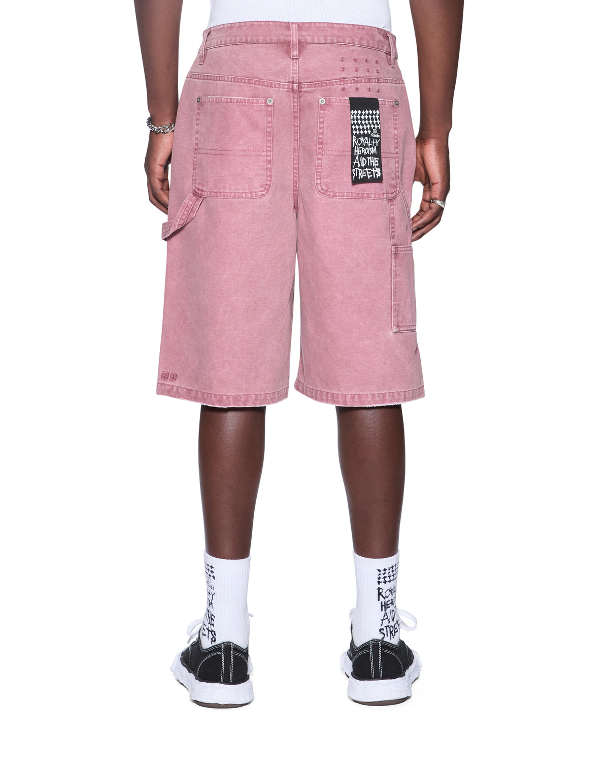 Mens Drill Maxx Operator Short Plum Relaxed Walkshorts - Purple