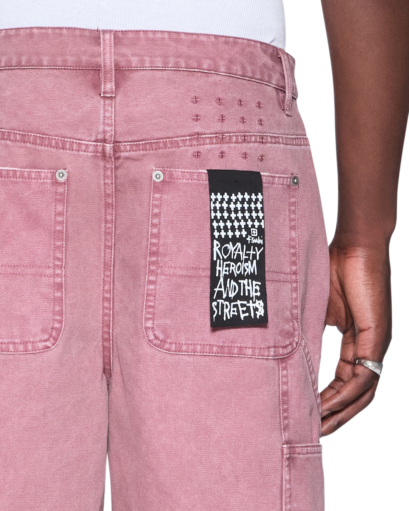Mens Drill Maxx Operator Short Plum Walkshorts | Ksubi ++