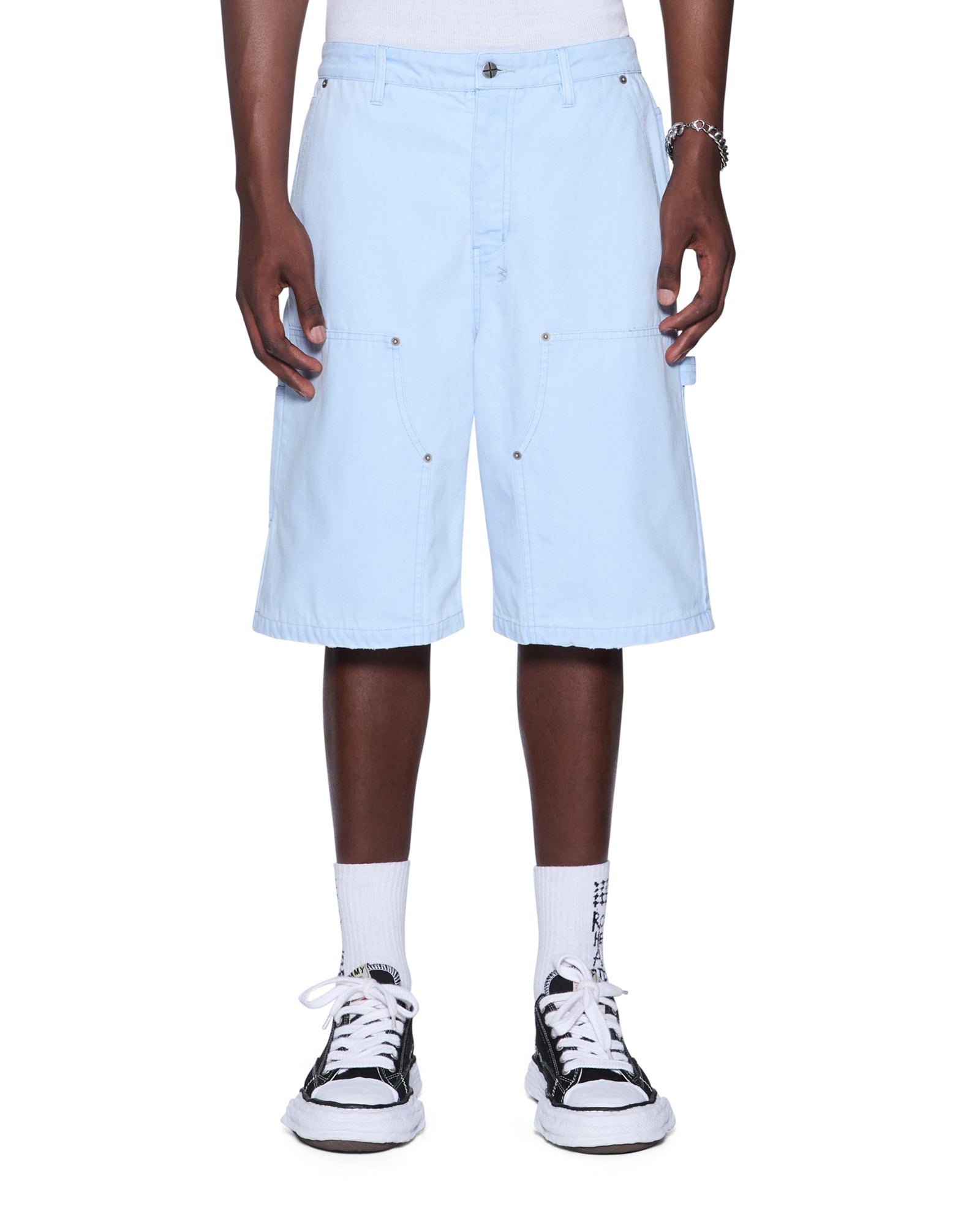 Mens Drill Maxx Operator Short Sky Blue Walkshorts | Ksubi ++