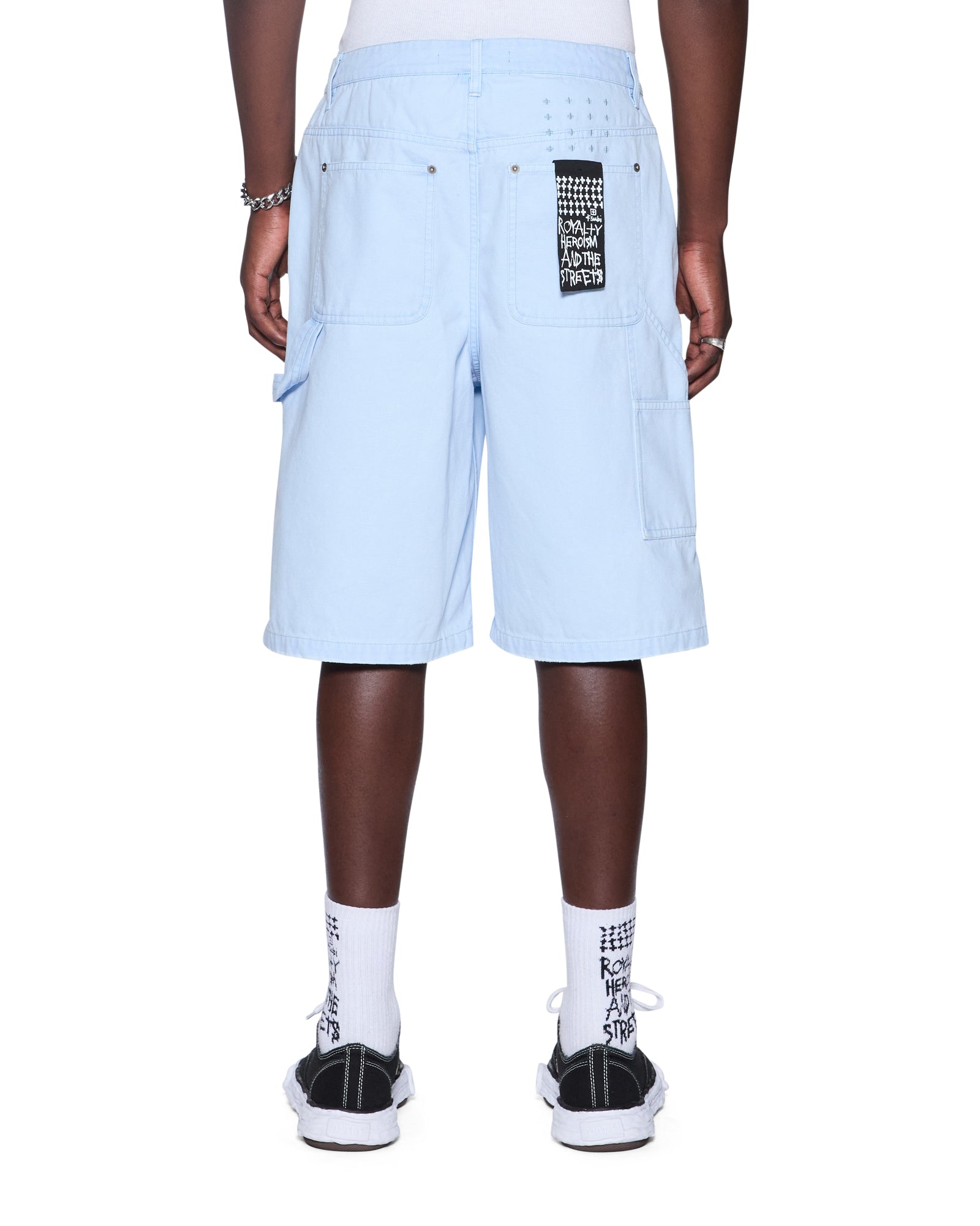 Mens Drill Maxx Operator Short Sky Blue Walkshorts | Ksubi ++