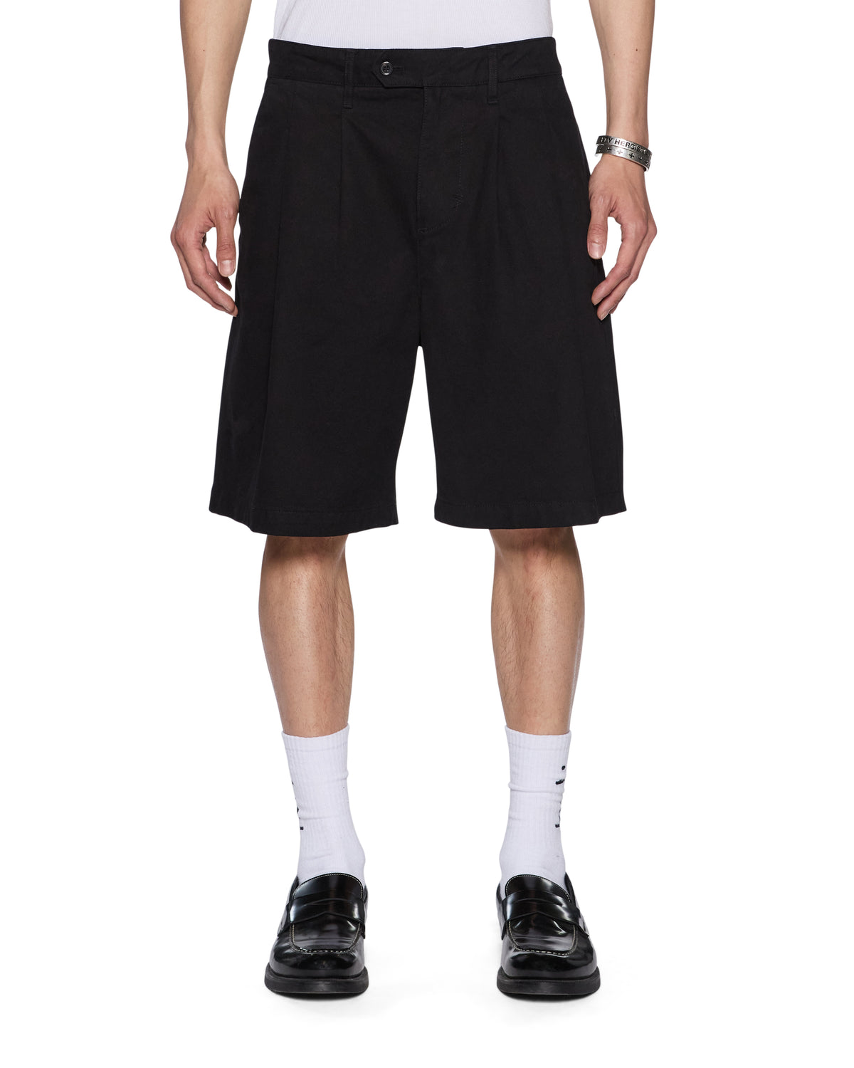 Mens Gatz Short Black Relaxed Walkshorts - Black