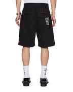 Mens Gatz Short Black Relaxed Walkshorts - Black