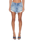 KUT OFF DENIM SHORT MAVERIK KRYSTAL