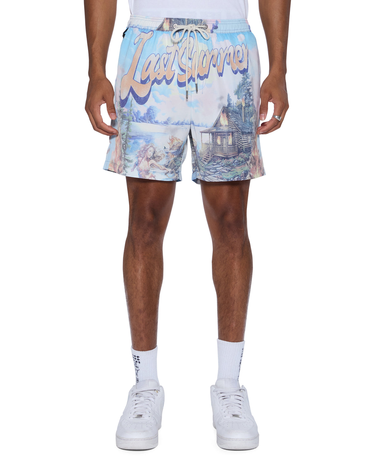 Mens Last Summer Boardshort Multi Regular Walkshorts - Multi Colour