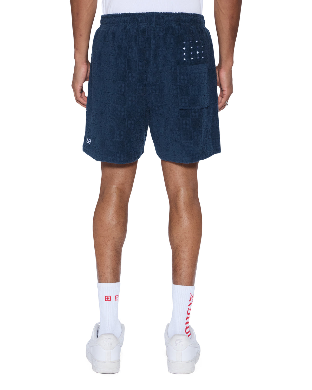 Mens Lounge Short Navy Relaxed Walkshorts - Navy