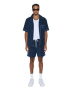 Mens Lounge Short Navy Relaxed Walkshorts - Navy